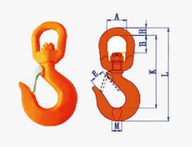 Large Hooks with Latch UEH & USH & UCH & ESH & CSH Model
