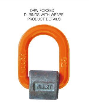 Forged D-rings with Wraps DRW Model