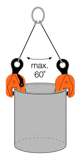 Lifting Clamp Plate Vertical CDH Model